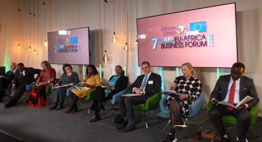 EU-Africa Business Forum - group of people on a panel