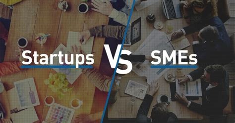 SMEs compared to start-ups